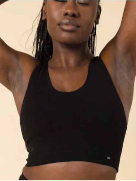 Branwyn Essential Racerback Sports Bra, Black, Size S — image 2 of 5
